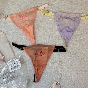 We Are HAH Zodiac Aquarius Thong Panty (3 Pack)